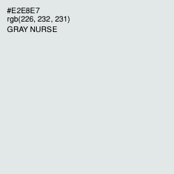 #E2E8E7 - Gray Nurse Color Image